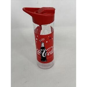 Coca Cola large plastic  travel mug cup water Bottle ( BOX H)
